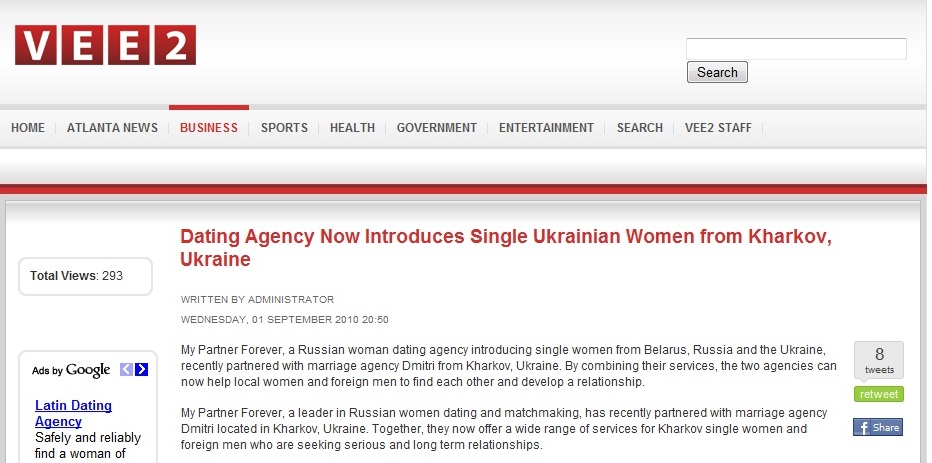 International Dating and matchmaking service introducing Ukrainian women from Kharkov
