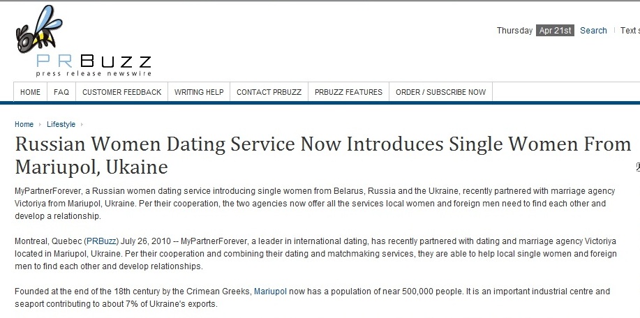 Montreal dating service